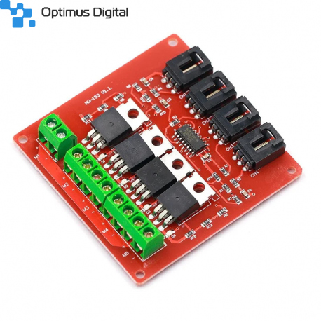 IRF540 Isolation Power Module Electronic Block 4 Channel MOSFET Switch