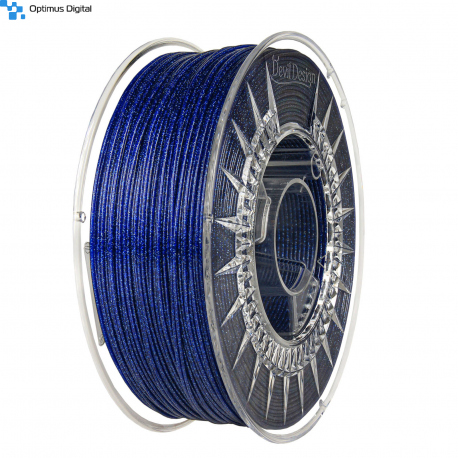 Filament Devil Design pentru Imprimanta 3D 1.75 mm PLA 1 kg - Super Albastru Galaxy