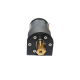 JGB37-520 Gearmotor with Encoder and Wheel (12 V, 107 RPM)