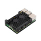 Carcasă Radiator pentru Raspberry Pi 5 (Neagră, cu Ventilator Dual)