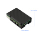 Carcasă Radiator pentru Raspberry Pi 5 (Neagră, cu Ventilator Dual)