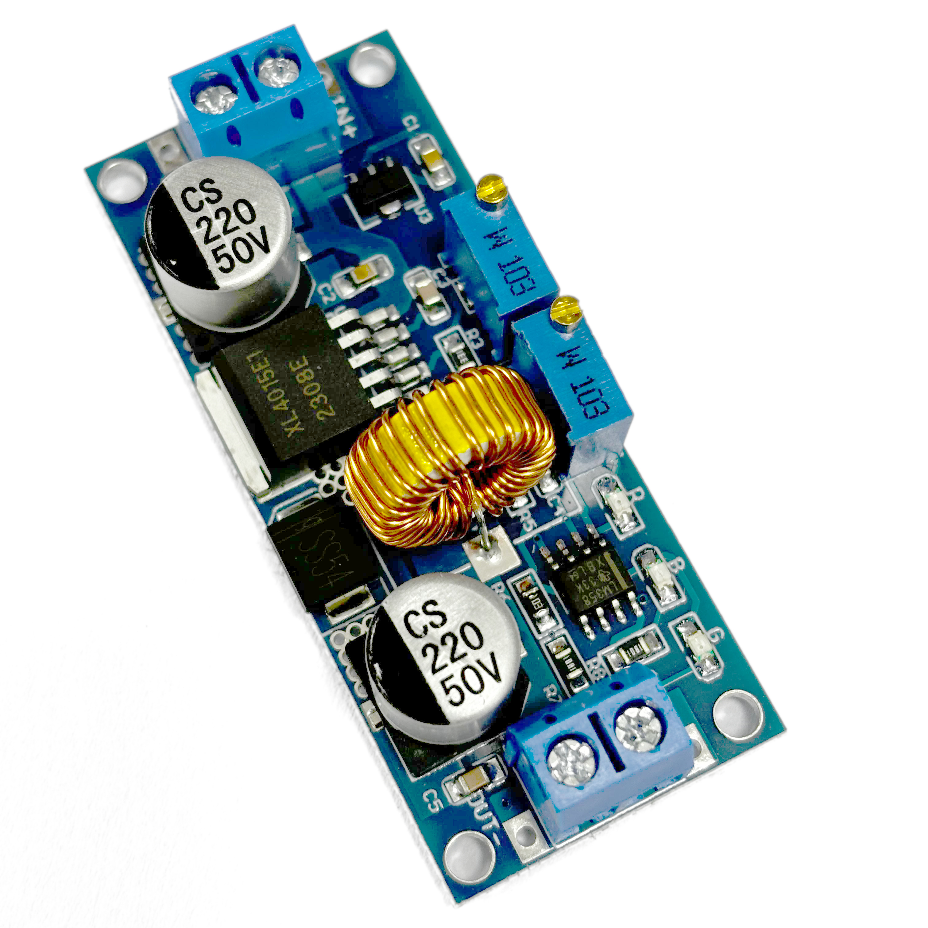 Modul Sursă DC-DC Coborâtoare XL4015 (5 A) cu tensiune și curent
