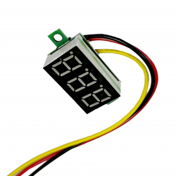 4.5-30 V Green Panel Voltmetre