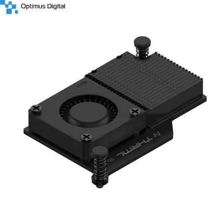 Argon THRML 30mm Cooler Activ Negru pentru Raspberry Pi 5