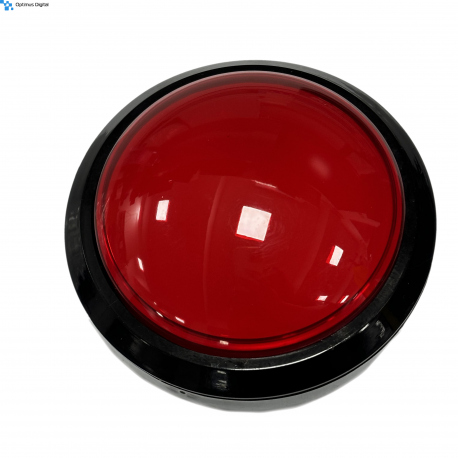 Arcade Button with LED - 100 mm Red