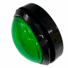 Buton cu LED Arcade - 100mm Verde