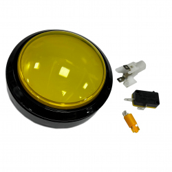 Arcade Button with LED - 100 mm Yellow