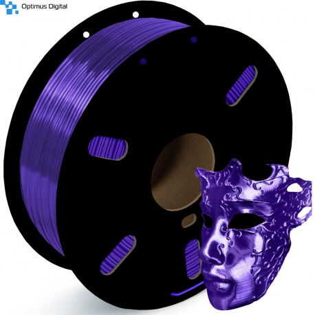 1.75 mm, 1 kg PLA Silk Gloss Filament for 3D Printer - Purple