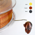 1.75 mm, 1 kg PLA Silk Three Colors Filament for 3D Printer - Gold/Copper/Black