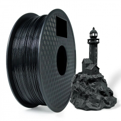 1.75 mm, 1 kg PLA High Speed Filament for 3D Printer - Black