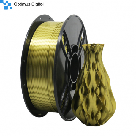 1.75 mm, 1 kg PLA Silk Gloss Filament for 3D Filament for 3D Printer - Light Copper