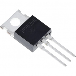 Mosfet Transistor IRF520N (N-Channel, 70 W, 100 V, 10 A)