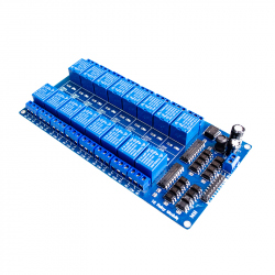 Module with 16 Relays and LM2576 Power Supply (low level trigger)