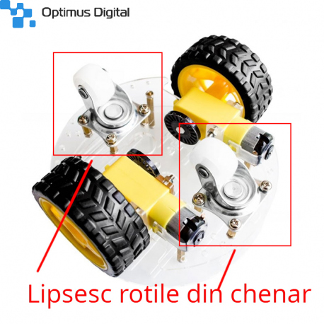 Round Robot Kit (small wheels missing)