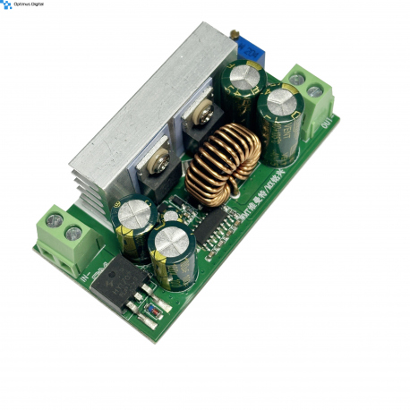 Synchronous Adjustable Step-Down Voltage Regulator (15 A, 60 V)(without case)