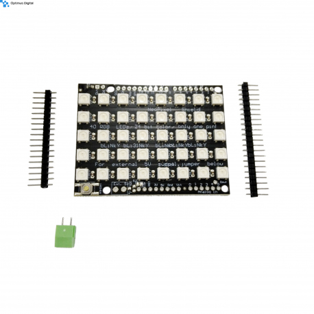 5x8 Matrix with WS2812B Addressable RGB LEDs