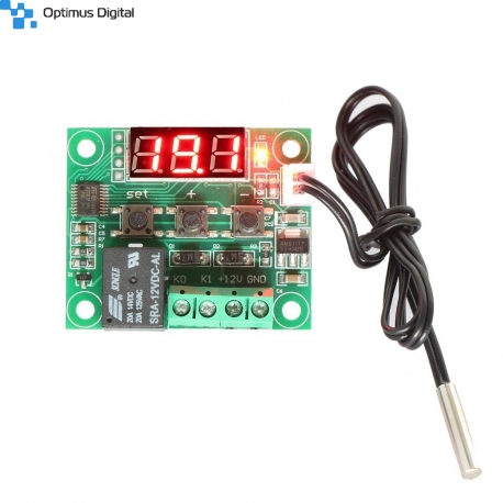 Digital Thermometer with Thermostat and Relay