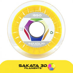 Filament Sakata 3D PLA Ingeo 3D850 - Galben 2.85 mm 1 Kg (vidat, cutie deteriorata la transport)