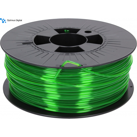 1.75 mm, 1 kg PLA Filament for 3D Printer - Transparent Green