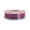 1.75 mm, 1 kg PLA Silk Two Colors Filament for 3D Printer - Blue & Red