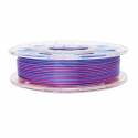 1.75 mm, 1 kg PLA Silk Two Colors Filament for 3D Printer - Blue & Rose Red