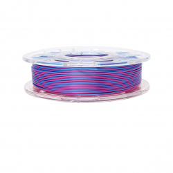 Filament Silk Gloss pentru Imprimanta 3D 1.75 mm PLA 1 kg - Bicolor Albastru si Rosu Culoarea Vinului