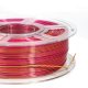 1.75 mm, 1 kg PLA Silk Two Colors Filament for 3D Printer - Gold & Rose Red