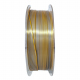 1.75 mm, 1 kg PLA Silk Two Colors Filament for 3D Printer - Gold & Silver