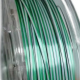 1.75 mm, 1 kg PLA Silk Two Colors Filament for 3D Printer - Silver & Green