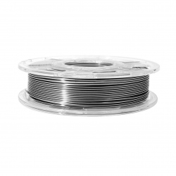 1.75 mm, 1 kg PLA Silk Two Colors Filament for 3D Printer - Silver & Black