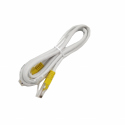 UTP Cat6 Patch cord, White and Yellow, 1.5 m