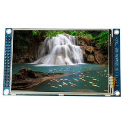 Modul LCD de 3.5'' cu Touchscreen - Controller ILI9486 și XPT2046 (320x480 px)