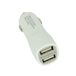 Duckbill Dual USB Car Charger (white)