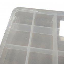 Plastic Box with 15 Compartments (17.4 x 9.8 x 2.2 cm)