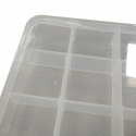 Plastic Box with 15 Compartments (17.4 x 9.8 x 2.2 cm) (damaged box)