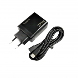 Black Power Supply 27W for Raspberry Pi 5