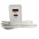 White Power Supply 27W for Raspberry Pi 5
