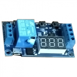 6-20V 1-Channel Power Relay Module with Adjustable Timing Cycle