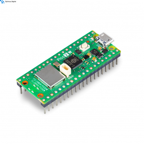 Raspberry Pi Pico 2W (soldered pins)