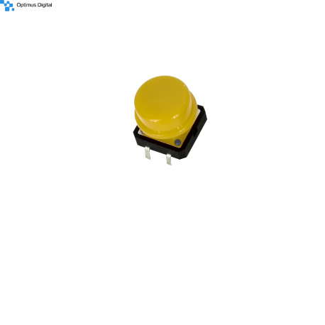 Yellow Button with Round Cover