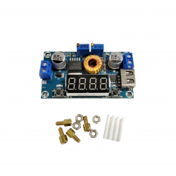 XL4015 Adjustable Current and Adjustable Voltage DC-DC Step Down Power Supply Module with Display (5 A)