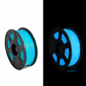 Filament Fosforescent pentru Imprimanta 3D 1.75 mm PLA 1 kg - Albastru