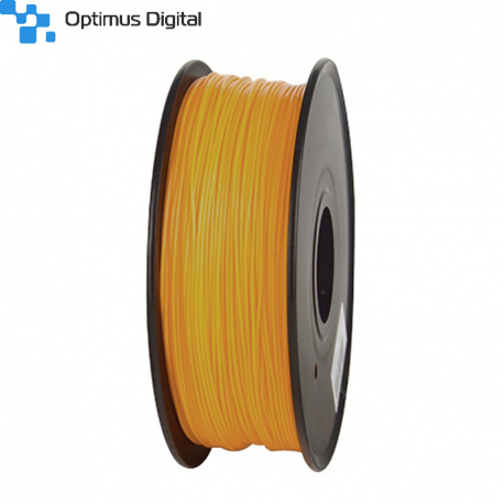 1.75 mm, 1 kg PLA Filament for 3D Printer - Bright Orange