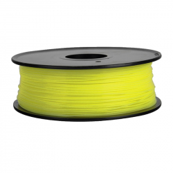 1.75 mm, 1 kg PLA Filament for 3D Printer - Luminous Yellow