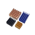 Set de Radiatoare din Aluminiu și Cupru pentru Raspberry Pi 4 (Albastru, Negru și Portocaliu)
