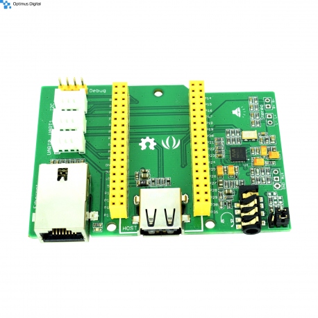 Breakout for LinkIt Smart 7688 v2.0 with Ethernet, Audio, USB, UART, I2C and Grove Connectors