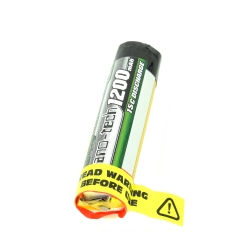 Cylindrical 1200 mAh 1S 15C Nano-Tech LiPo Turnigy Battery