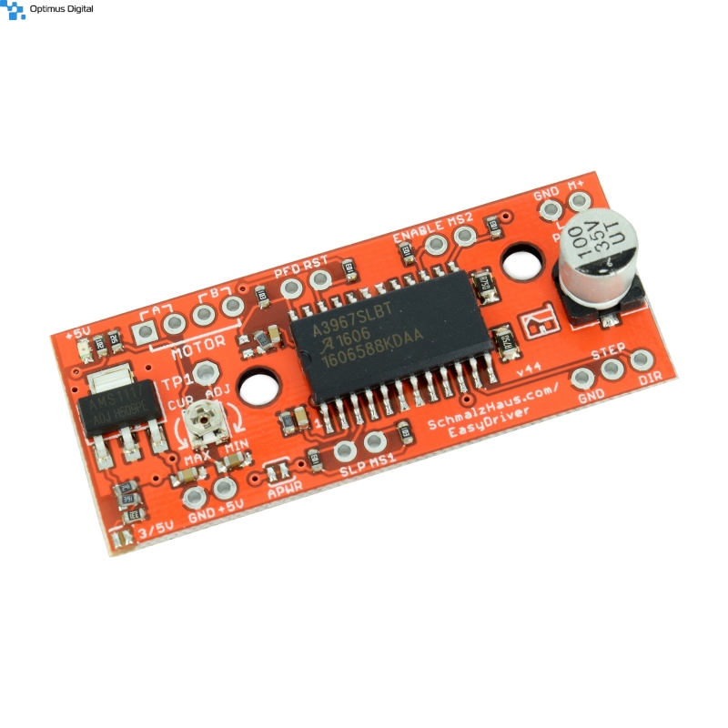 Carte Driver Moteur Pas à Pas A3967 EasyDriver - Lot De 5 - Pour Arduino, Imprimante 3D - V44