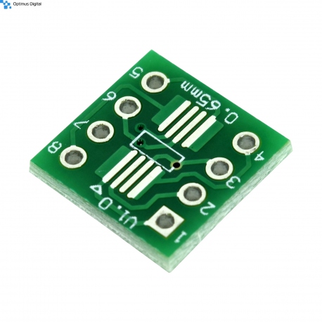 SOP8, SSOP8 and TSSOP8 to DIP PCB Adapter