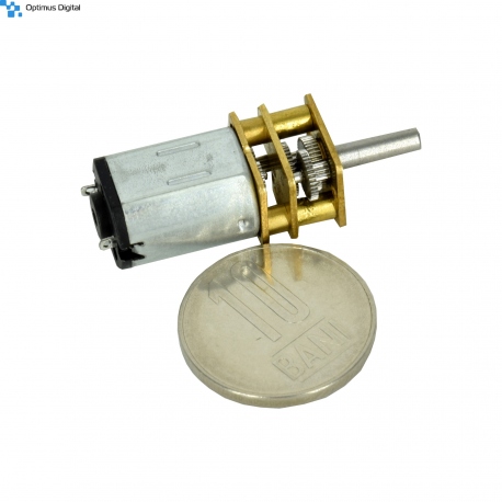 Micro Motor GA12-N20 cu Reductor 1:298 și Ax de 10 mm